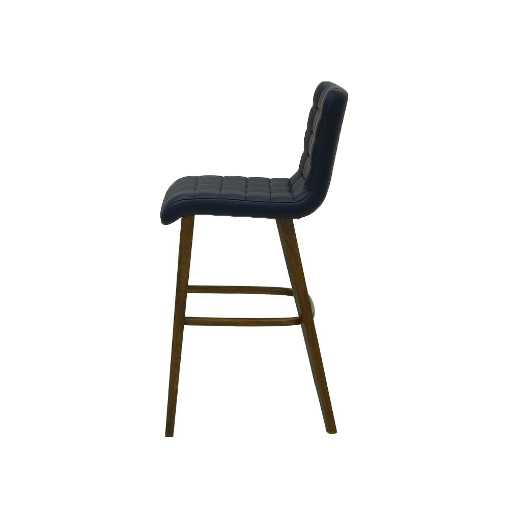 Scaun bar piele naturala GALBENA | model RIGA