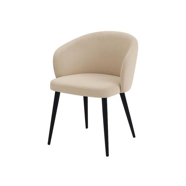 Scaun catifea GALBENA | model CAPRISO