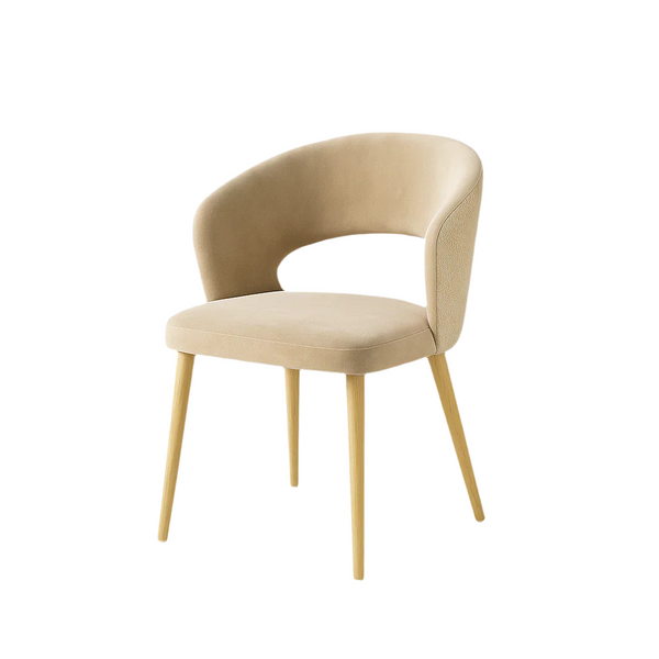 Scaun catifea NEAGRA | model THOMAS