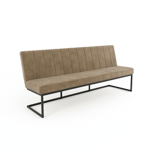 Bancheta catifea  FLEET OHIO culoare BEJ INCHIS