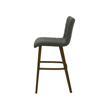 Scaun bar piele naturala BEJ | model RIGA