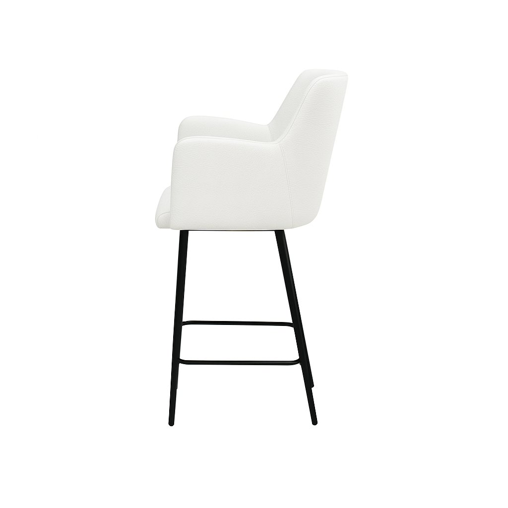 Scaun bar piele BEJ | model SIGMA