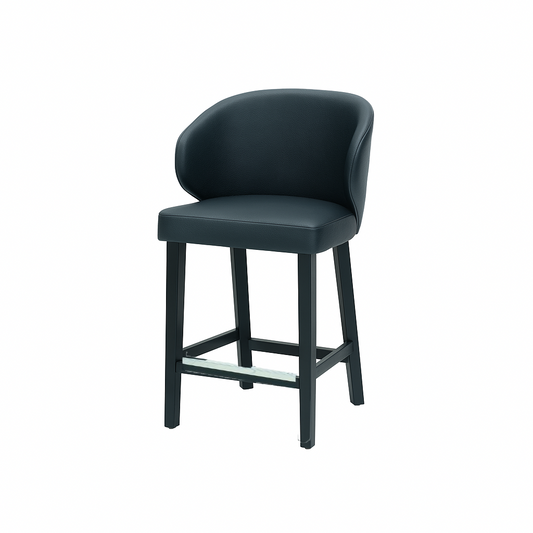 Scaun bar piele naturala ALBASTRA | model CAPRICE