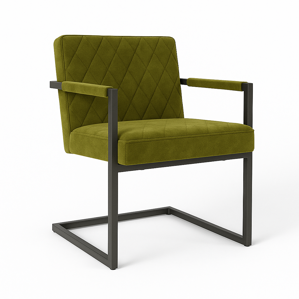 Scaun catifea BEJ | model BADSAAL SALINO