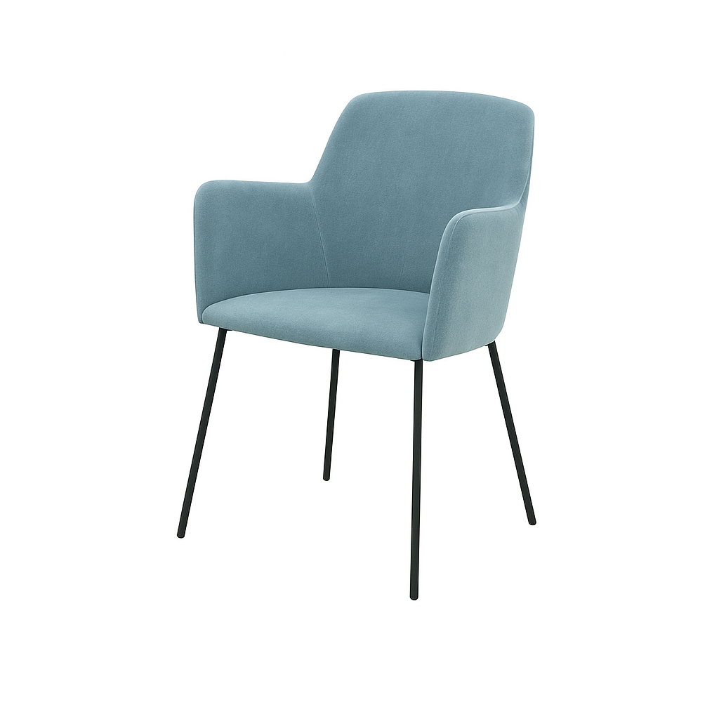 Scaun catifea GALBENA | model SIGMA