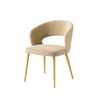 Scaun catifea NEAGRA | model THOMAS