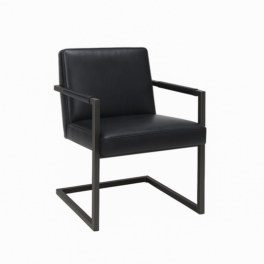 Scaun piele NEAGRA | model FLEET