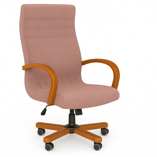 Scaun birou catifea ROZ | model GOLD P