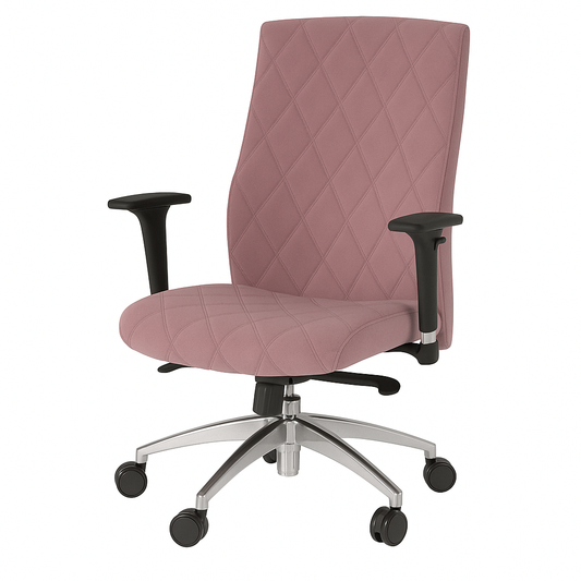 Scaun birou catifea ROZ | model MAGIC O