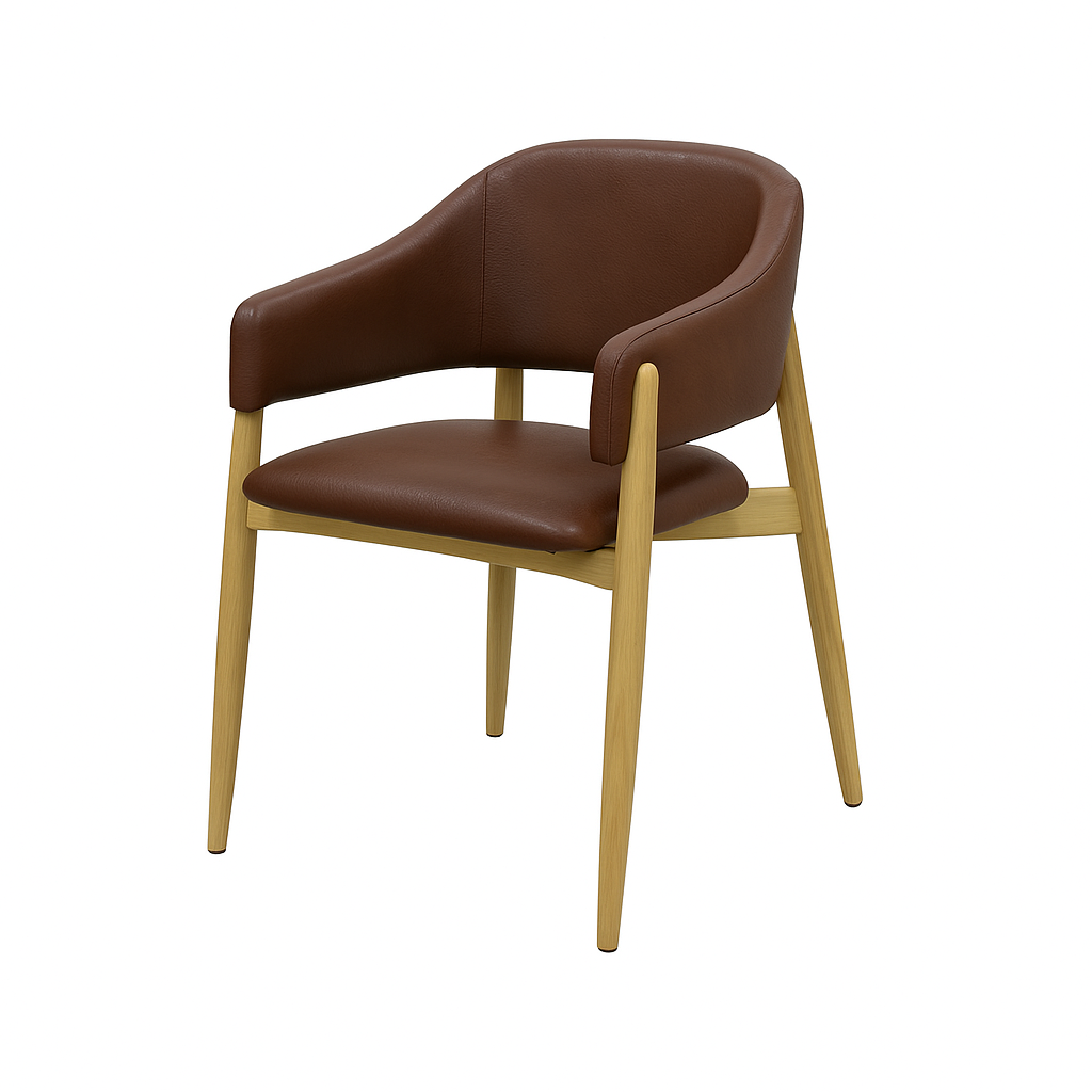 Scaun piele BEJ | model ALMA