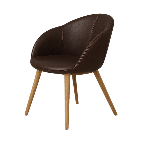 Scaun piele MARO INCHIS | model LIGI L