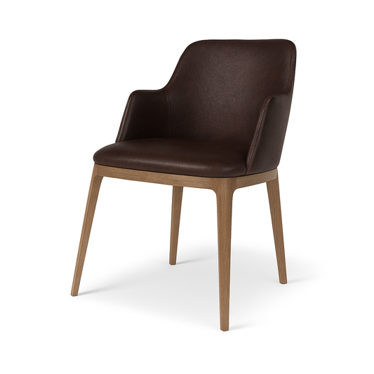 Scaun piele MARO INCHIS | model VIVI